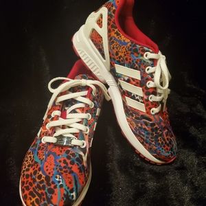 youth Size 4 Multicolor Adidas Torsion ZX Flux
